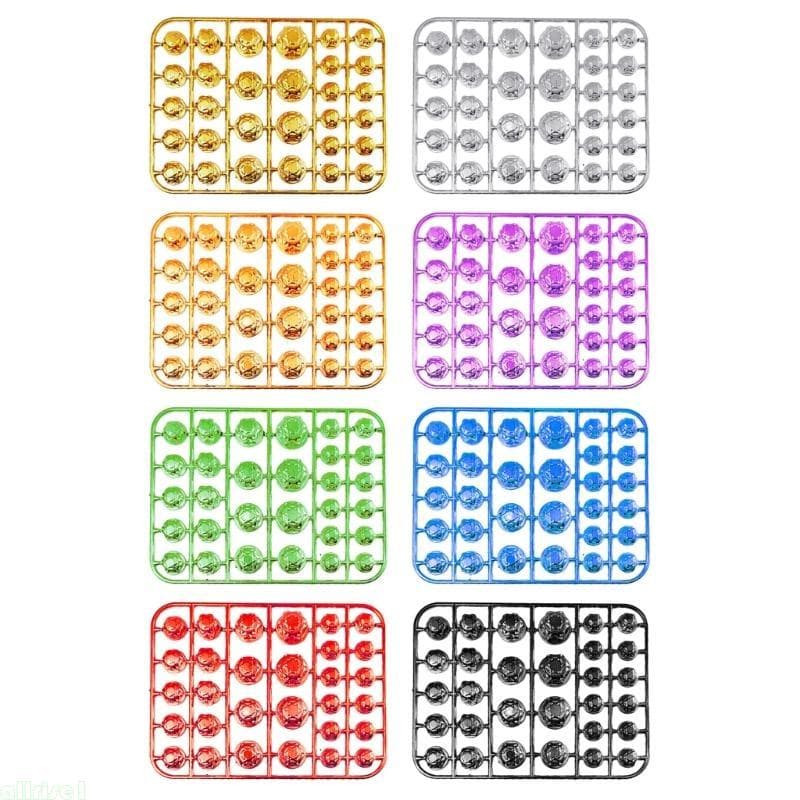 Todas As Tampas Dos Parafusos Do Motor Da Motocicleta Cabeça Capa ABS Para Moto Scooter 13mm-21 5mm Parafuso Porca