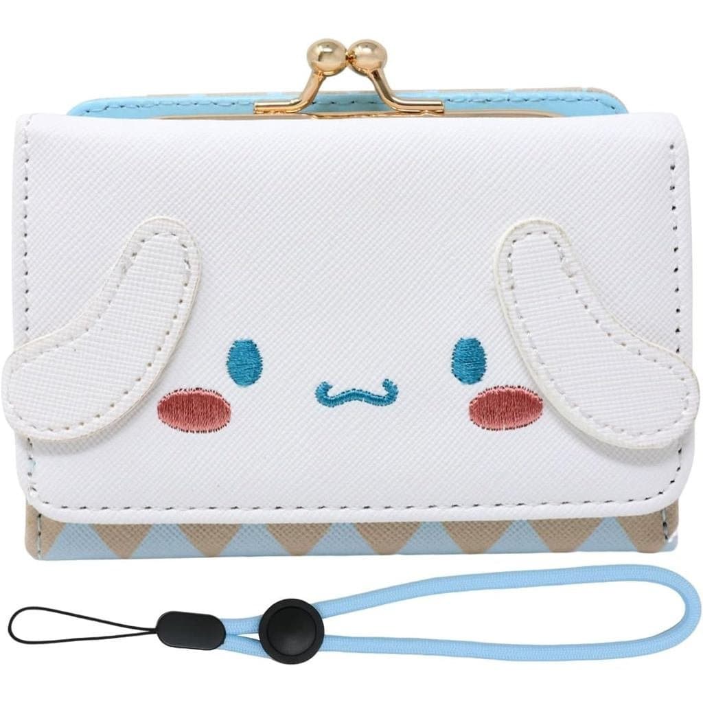 Carteira Honbay Fashion Cute Cartoon, Carteira Pequena, Carteira Curta Feminina, Carteira Tripla em Couro PU, Bolsa para