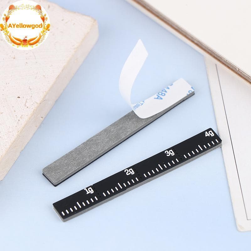 AYellowgod 2 Pcs Tênis Raet Balance Ajustar Fita Adesiva Peso Por Peça 4g Para Squash Raquete Golf Club Badminton Stackb