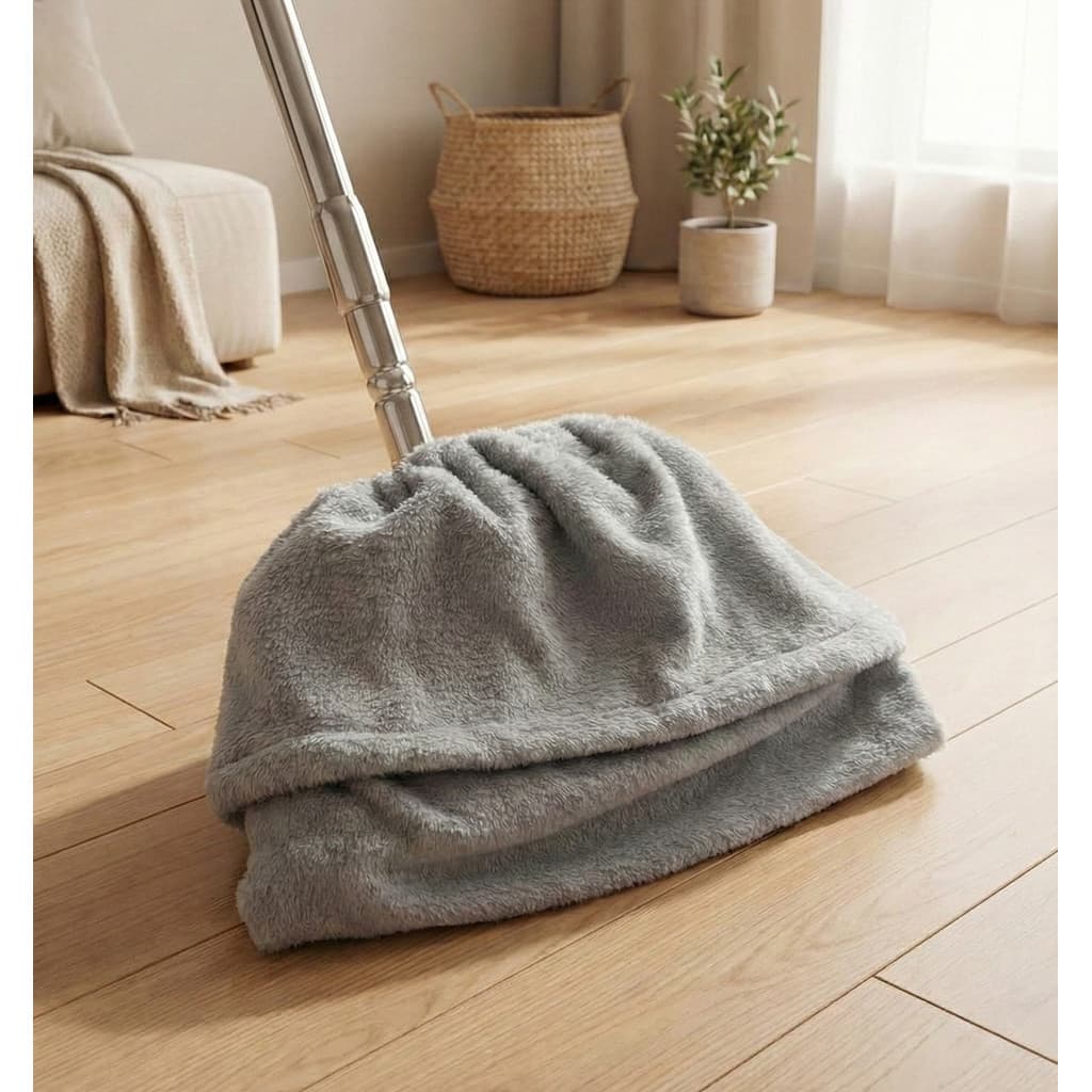 Pano Mop Refil Microfibra p/ Vassoura e Rodo Tira Pó e Pelos Lavável Reutilizável de teia de aranha