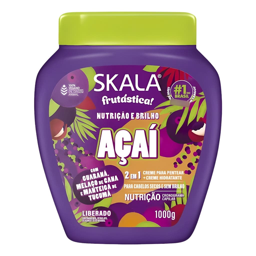Creme De Tratamento Skala Açai Frutastica 1000g