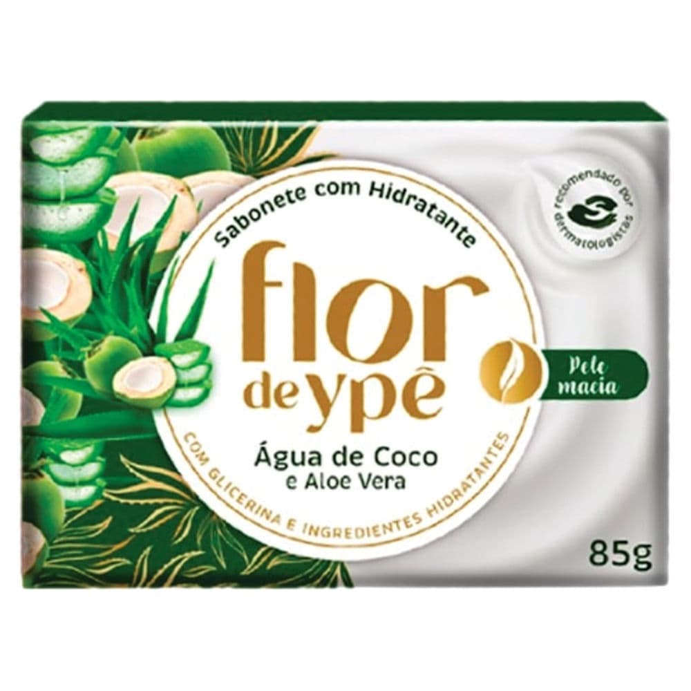 Sabonete Flor De Ypê Água de Coco e Alôe Vera 85g