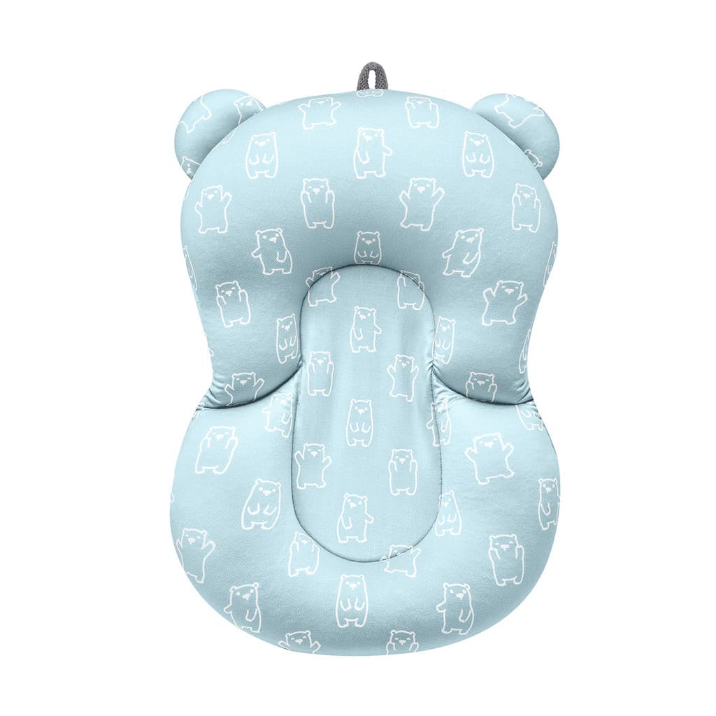 Almofada De Banho Buba para Bebê Ursinho Azul