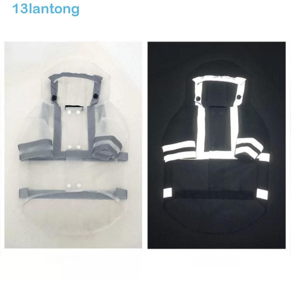 Capa De Chuva Para Cachorro LANTONG , Reflexiva Com Capuz À Prova D'água , Material Ecológico De EVA