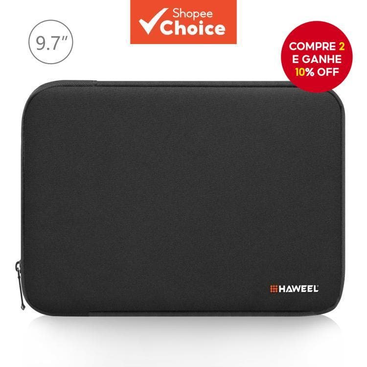 Estoque Pronto HAWEEL 9.7 Polegadas Tablet Sleeve Zipper Maleta Bolsa