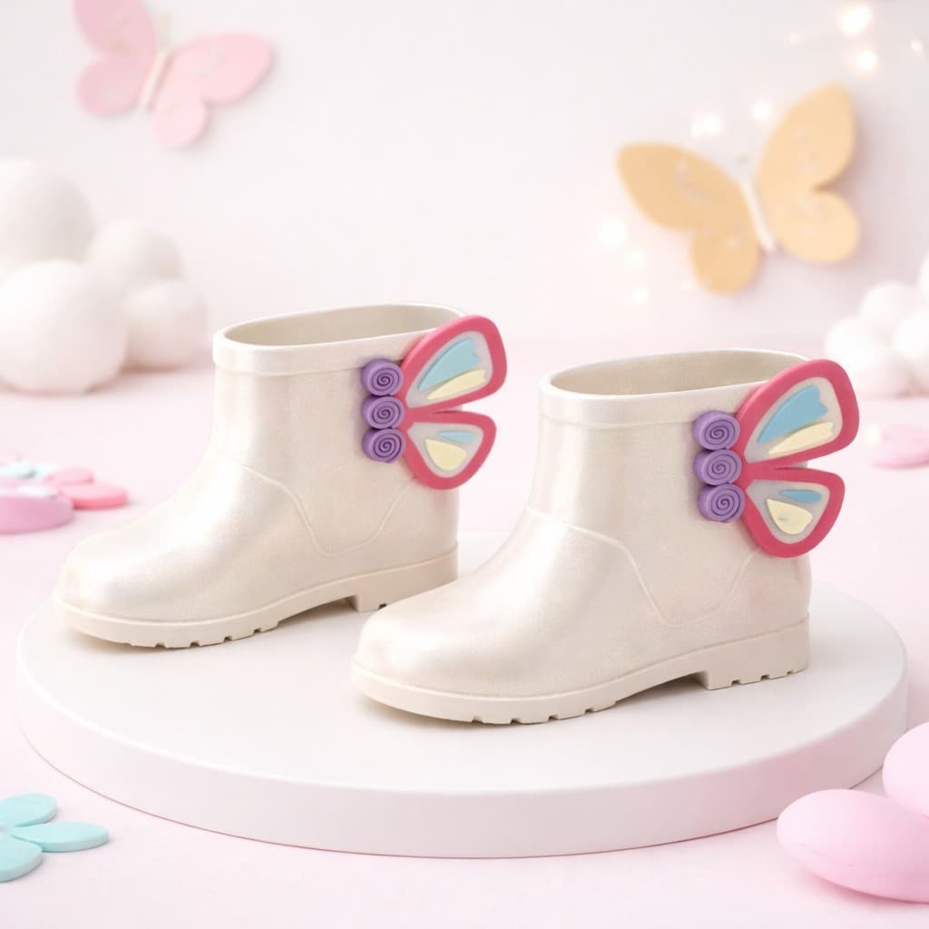 Galochas Infantil Femininas Criança Confortável Chuva Impermeável Campo