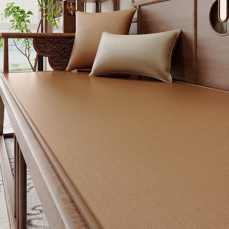 2026 Novo estilo almofada de sofá de seda gelada almofada de assento de verão 2026 respirável sensação fresca almofada d