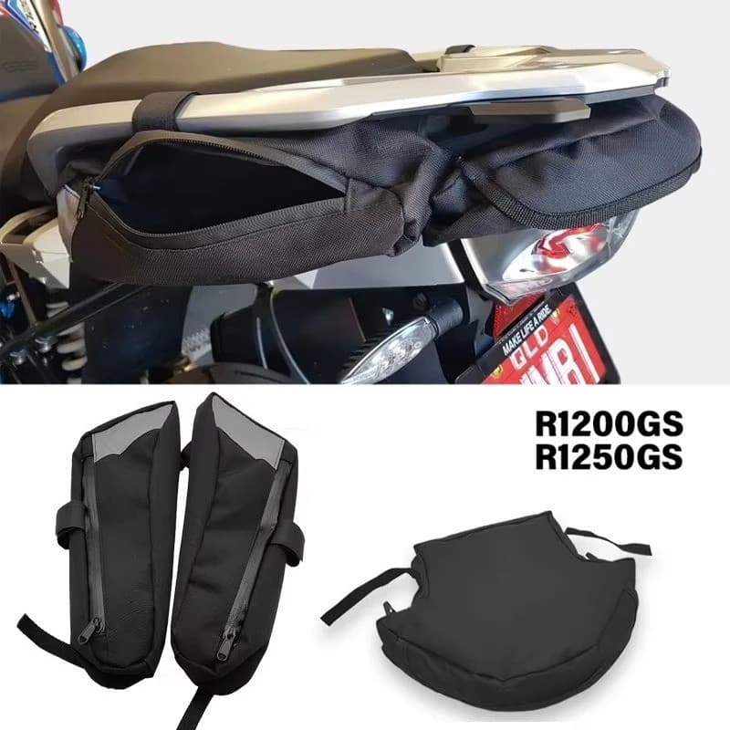 Para BMW R1200GS LC R1250GS ADV F850GS F750GS GS1200 Caixa Da Motocicleta Rack Saco Lateral Bagagem De Viagem À Prova Dw