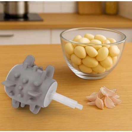 Utensílio Descascador de Alho Silicone Fácil Uso Sem Cheiro 2L/3L PRONTA ENTREGA