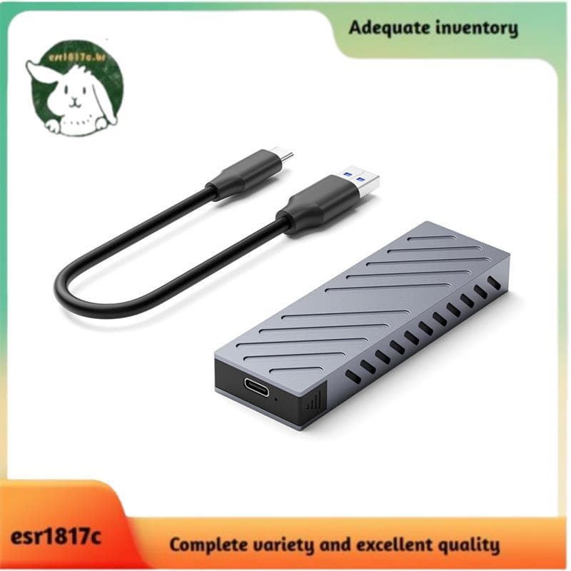 M2 SSD Caso Gabinete Adaptador 10Gbps M . 2 Para USB 3.2 Gen2 C Portátil Externo Sem Ferramentas A