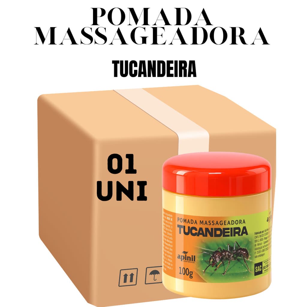 Pomada Massageadora Tucandeira Apinil 100G