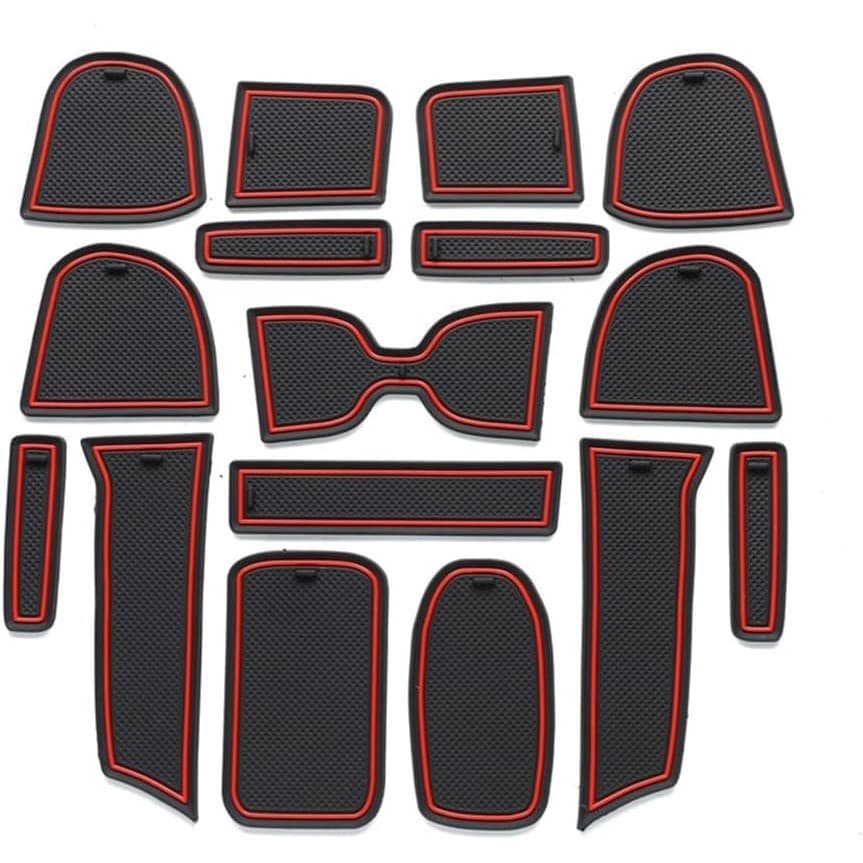 Almofadas Do Slot Da Porta Carro Para Honda WRV 2023 , Tapetes Console Central Sulco Almofada Suporte De Copo Inserções 