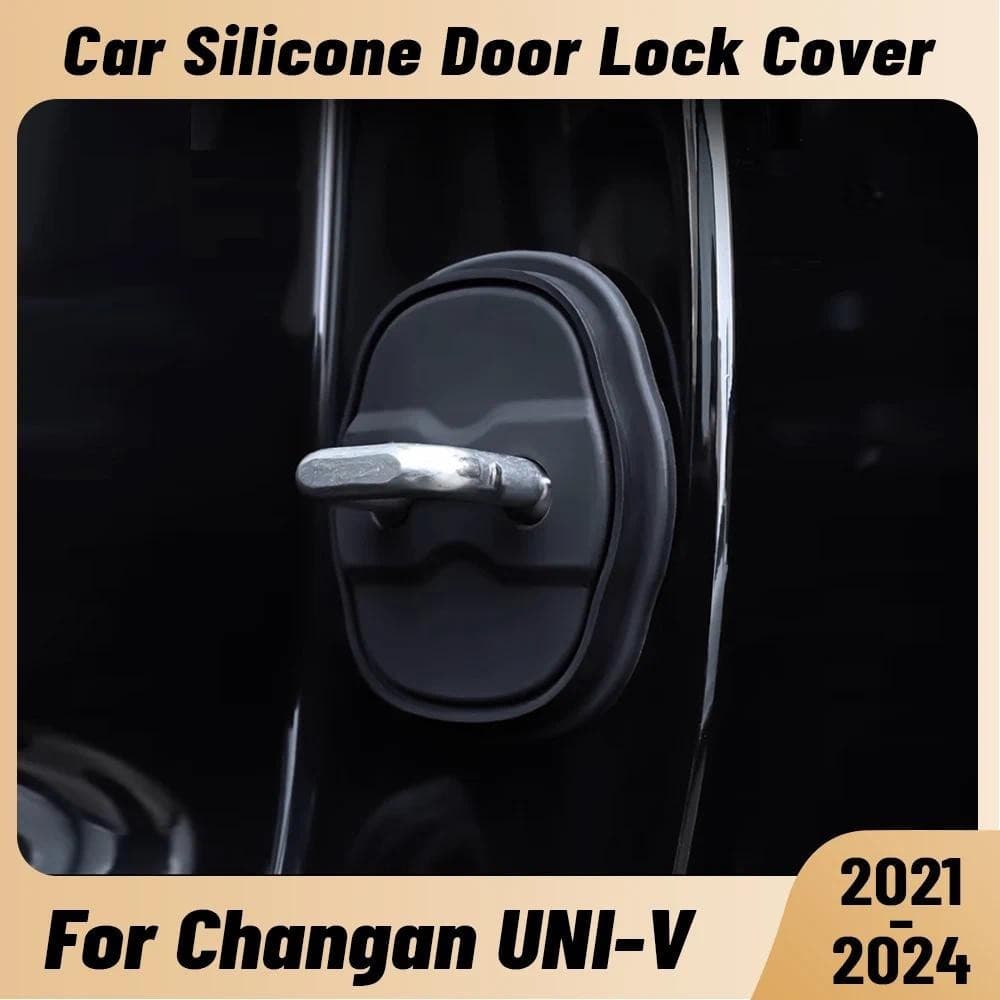 Para CHAGNAN UNI-V 2021-2024 Amortecedor Da Porta Do Carro Protetor De Fechadura Silicone Auto Travas Capa Acessórios