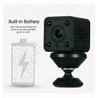 Mini Câmera Segurança com Sensor Inteligente Liga Automaticamente a Visão Noturna