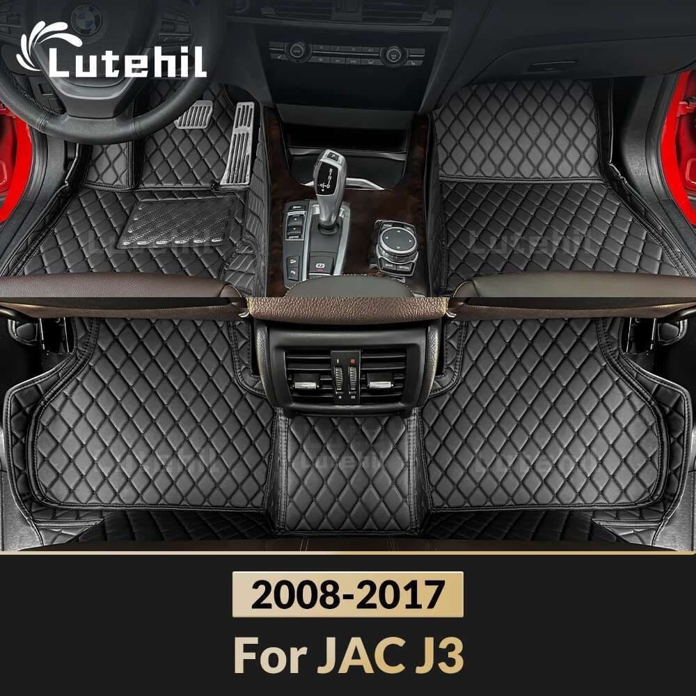 Para JAC J3 2008-2017 2016 2015 2014 2013 Tapete De Carro Personalizado Capa De Automóvel Acessórios Interiores Tapetes 