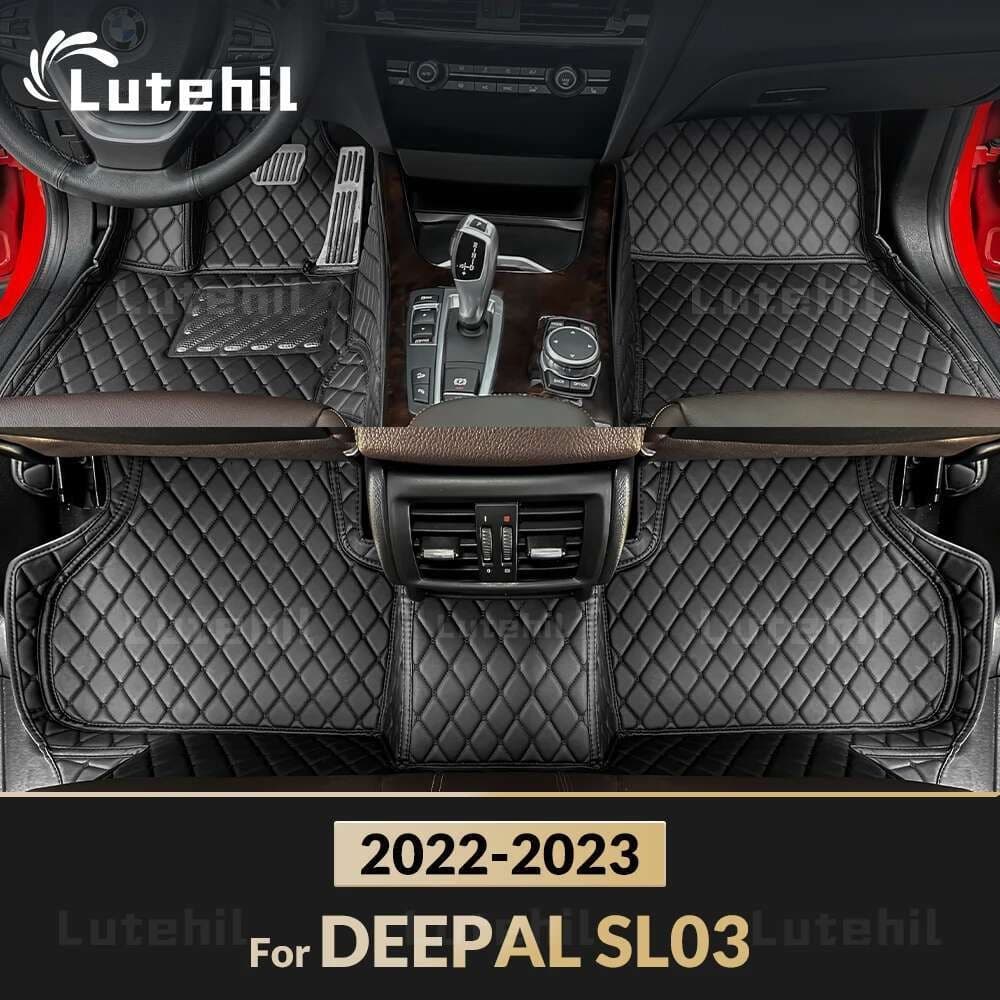 Tapetes De Carro Personalizados Para DEEPAL SL03 2022 2023 Capa De Carpete De Automóvel Detalhes Interiores Acessórios P