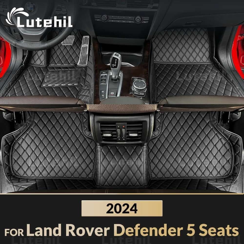 Tapetes De Carro Personalizados Para Land Rover Defender 5 Assentos 2024 Capa De Tapete De Automóvel Acessórios Interior
