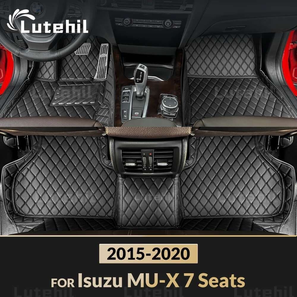 Tapetes De Carro Para Isuzu MU-X 7 Assentos 2015 2016 2017 2018 2019 2020 Almofadas De Pé Personalizadas Capa De Tapete 
