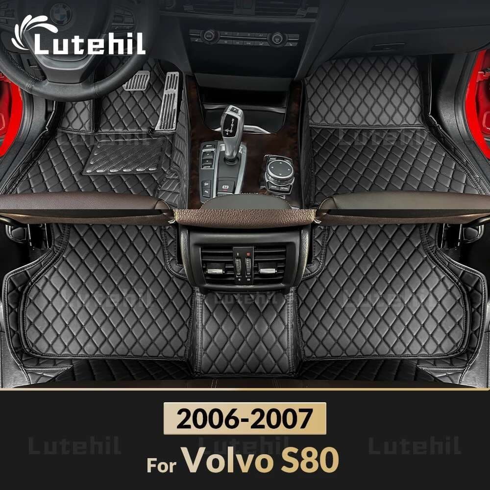Tapetes De Carro Para Volvo S80 2006-2007 ustom auto Pé Almofadas Automóvel Tapete Capa Acessórios Interiores