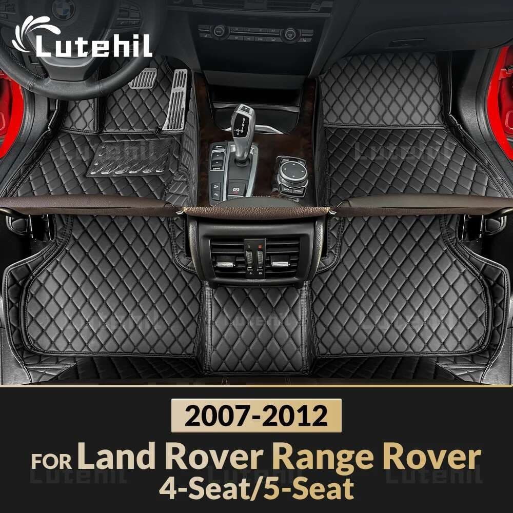 Tapetes De Carro Para Land Rover Range 4 Assentos/5 2007 2008 2009 2010 2011 2012 Almofadas De Pé De Automóvel Personali