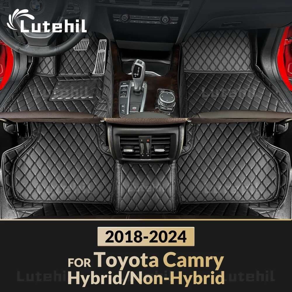 Tapetes De Carro Para Toyota Camry Híbrido/Não 2018 2019 2020 2021 2022 2023 2024 Capa De Tapete Acessórios Interiores