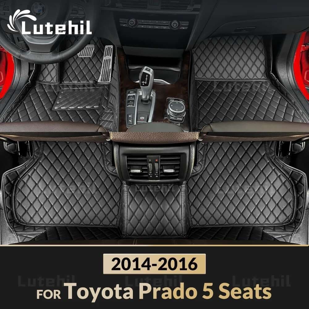 Tapetes De Carro Para Toyota Prado 5 Assentos 2014 2015 2016 Almofadas De Pé Personalizadas Capa De Tapete De Automóvel 