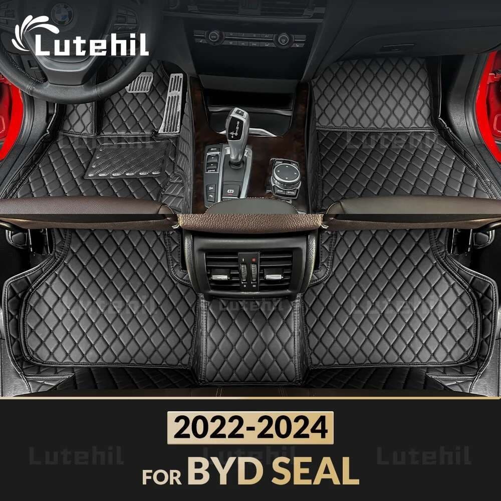 Tapetes De Carro Personalizados Para BYD Selo 2022 2023 2024 Capa De Carpete De Automóvel Detalhes Interiores Acessórios