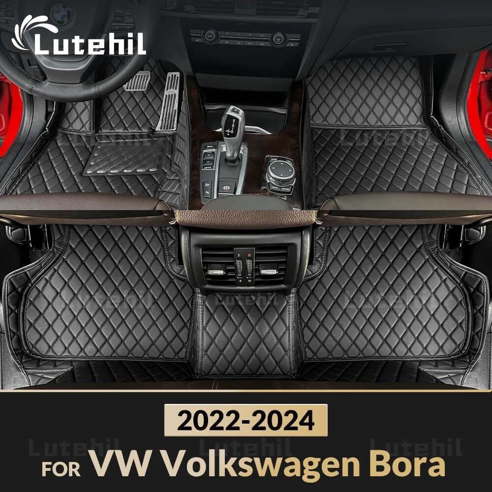 Tapetes De Carro Para VW Volkswagen Bora 2022 2023 2024 Personalizado Auto Pé Almofadas Automóvel Tapete Capa Acessórios