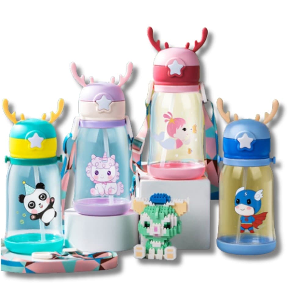 Garrafa Fofo com Alça - Ideal para Crianças!