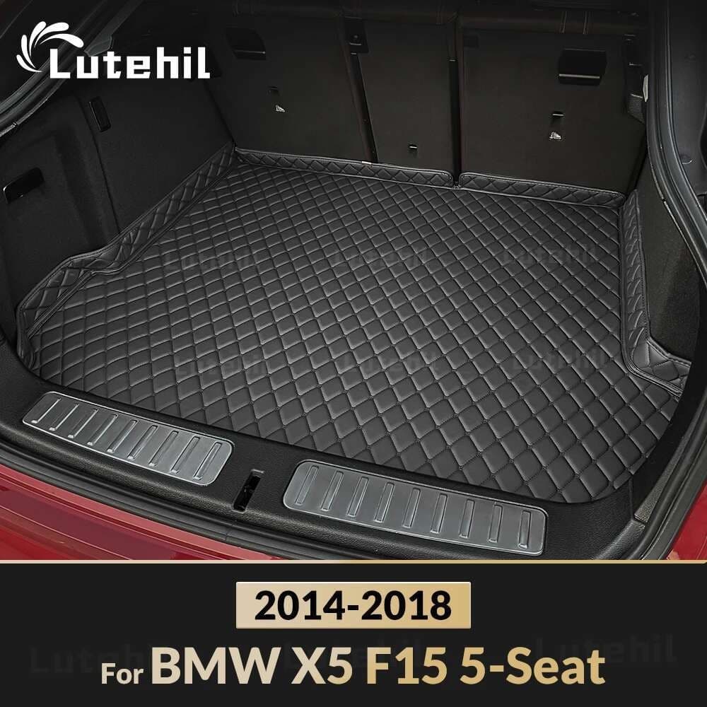 Tapete De Couro Para Porta-Malas De Carro , Alta Qualidade , BMW X5 F15 , Cinco Assentos , 2014 , 2015 , 2016 , 2017 , 2