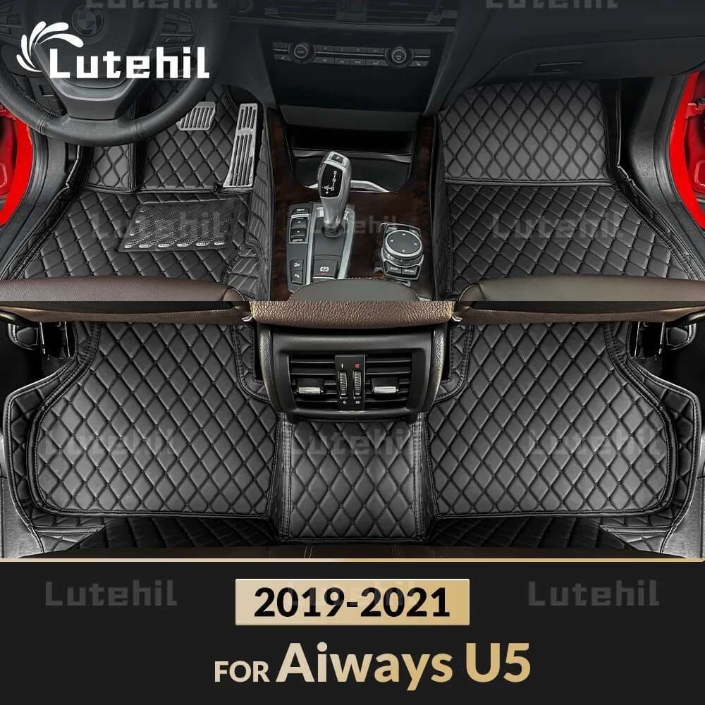 Tapetes De Carro Para Aiways U5 2019 2020 2021 Personalizado Auto Pé Almofadas Automóvel Tapete Capa Acessórios Interior