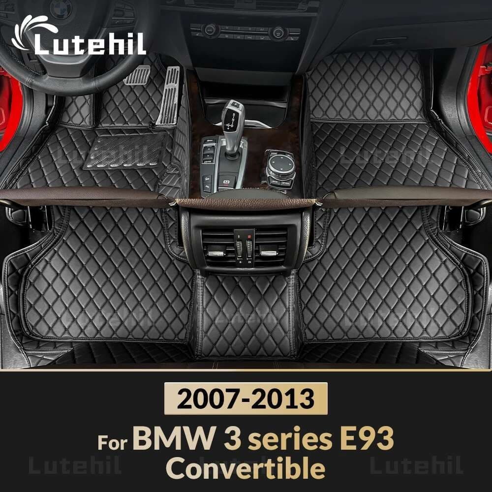 Tapetes De Carro Para BMW Série 3 (Cabriolet) 2007 2008 2009 2010 2011 2012 2013 Almofadas Os Pés Capa Interior