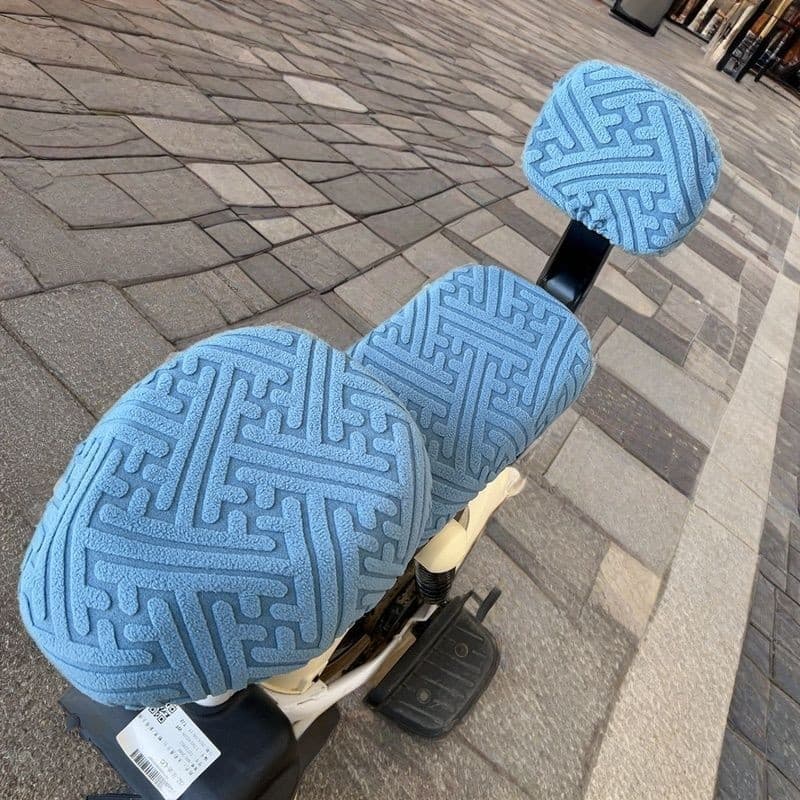 Nova Capa De Almofada De Assento De Veículo Elétrico , Antiderrapante Para Bicicletas Elétricas , Todas As Estações