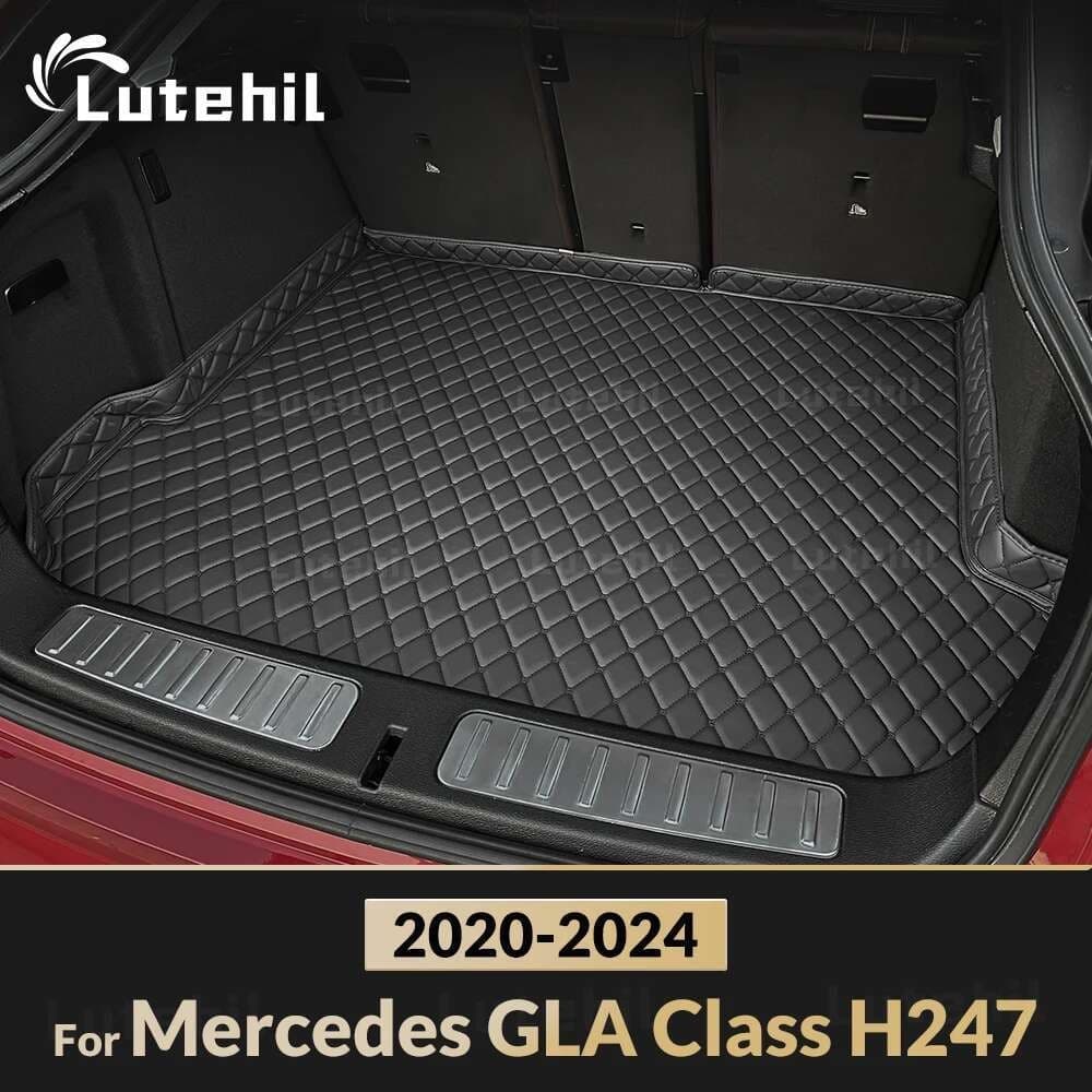 Tapete Tronco Do Carro Para Mercedes Benz GLA Classe H247 2020 2021 2022 2023 2024 Capa De Carga Traseira Almofada Acess