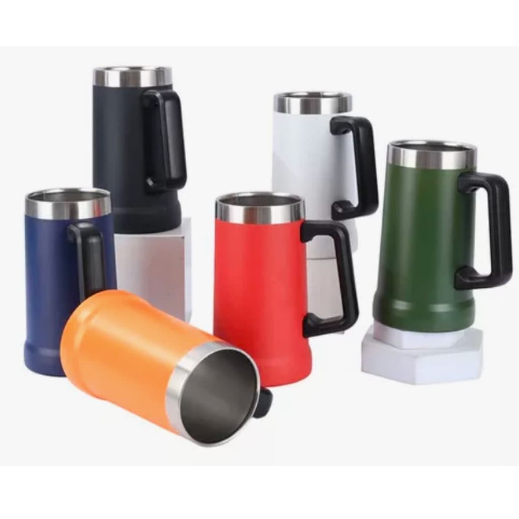 Caneca Térmica 709ml: Mantenha Sua Cerveja Gelada!