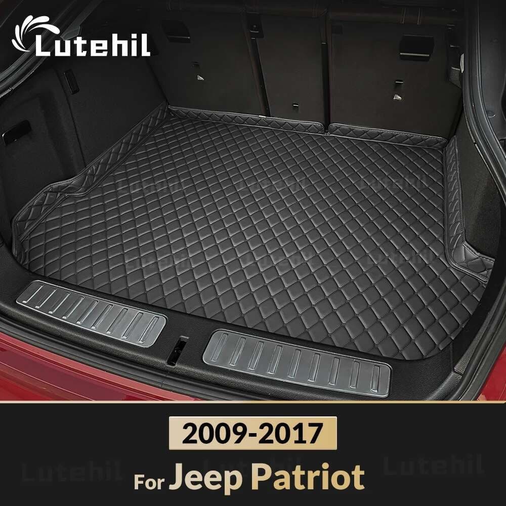 Tapete De Porta-Malas De Carro Para Jeep Patriot 2009 2010 2011 2012 2013 2014 2015 2016 2017 Design Circundante 3D Bota