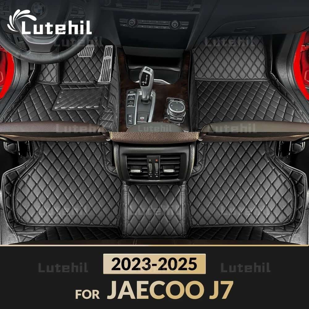 Para JAECOO J7 2025 2024 2023 Tapetes De Carro Personalizados Almofadas Os Pés Capa De Tapete Acessórios Interiores