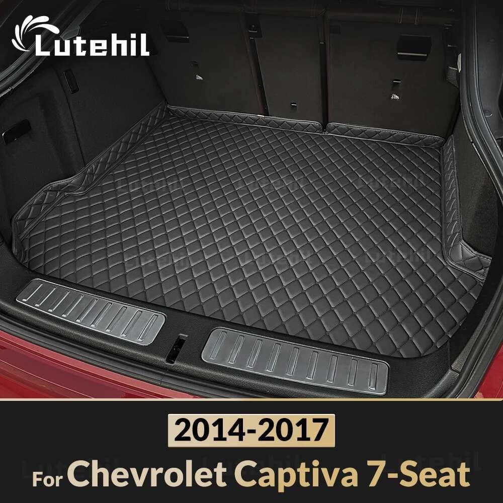 Tapete De Porta-Malas De Carro Para Chevrolet Captiva 7 Lugares SUV 2014 2015 2016 2017 Personalizado À Prova D'água For