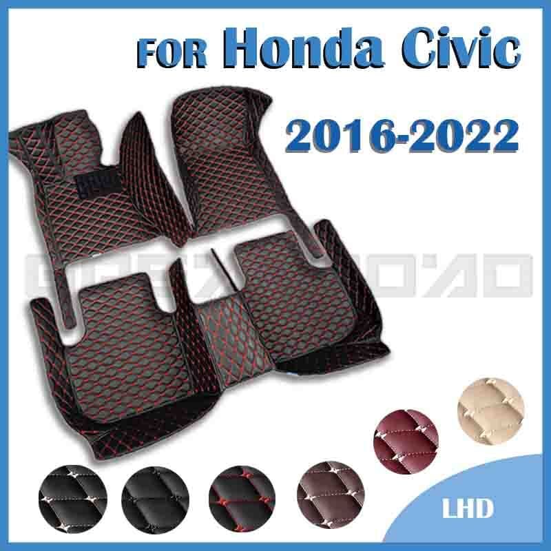 Tapete Automotivo Personalizado Honda Civic 2016 2017 2018 2019 2020 2021 2022 Tapetes Automotivos Personalizados