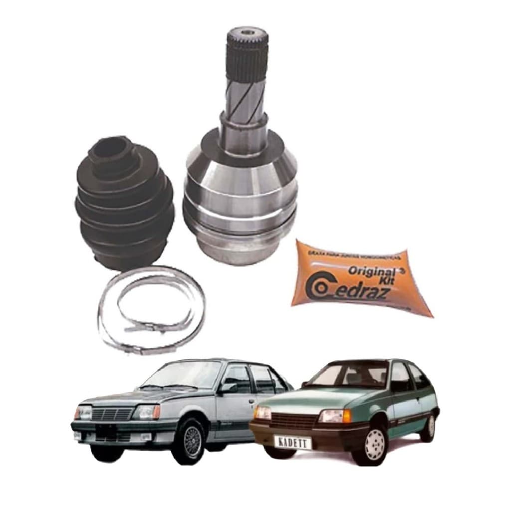 Junta Homocinética Deslizante KADETT 1989 a 1997 1.8 8v Estrias 34 Externas x 25 Internas 170 mm