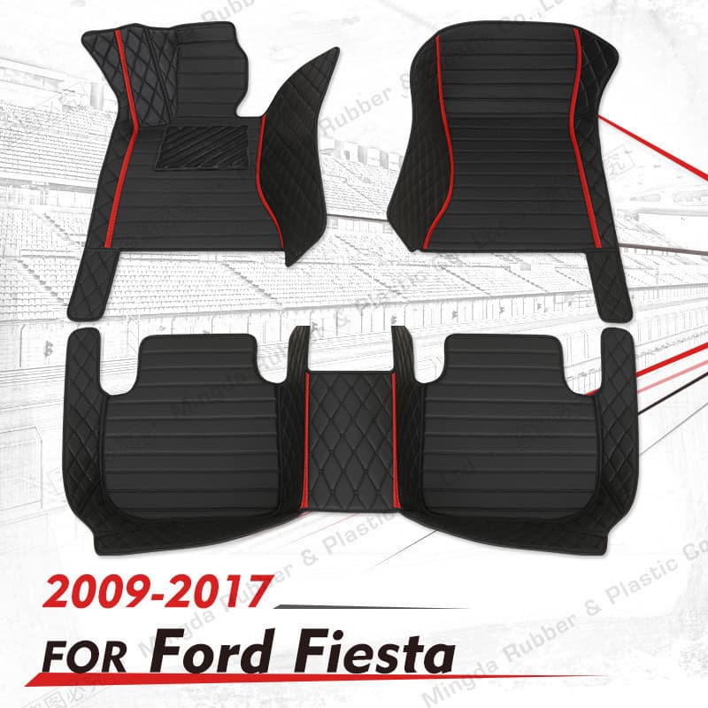 Tapetes De Piso Personalizados Para Carros Ford Fiesta 2009 2010 2011 2012 2013 2014 2015 2016 2017Acessórios Automóveis