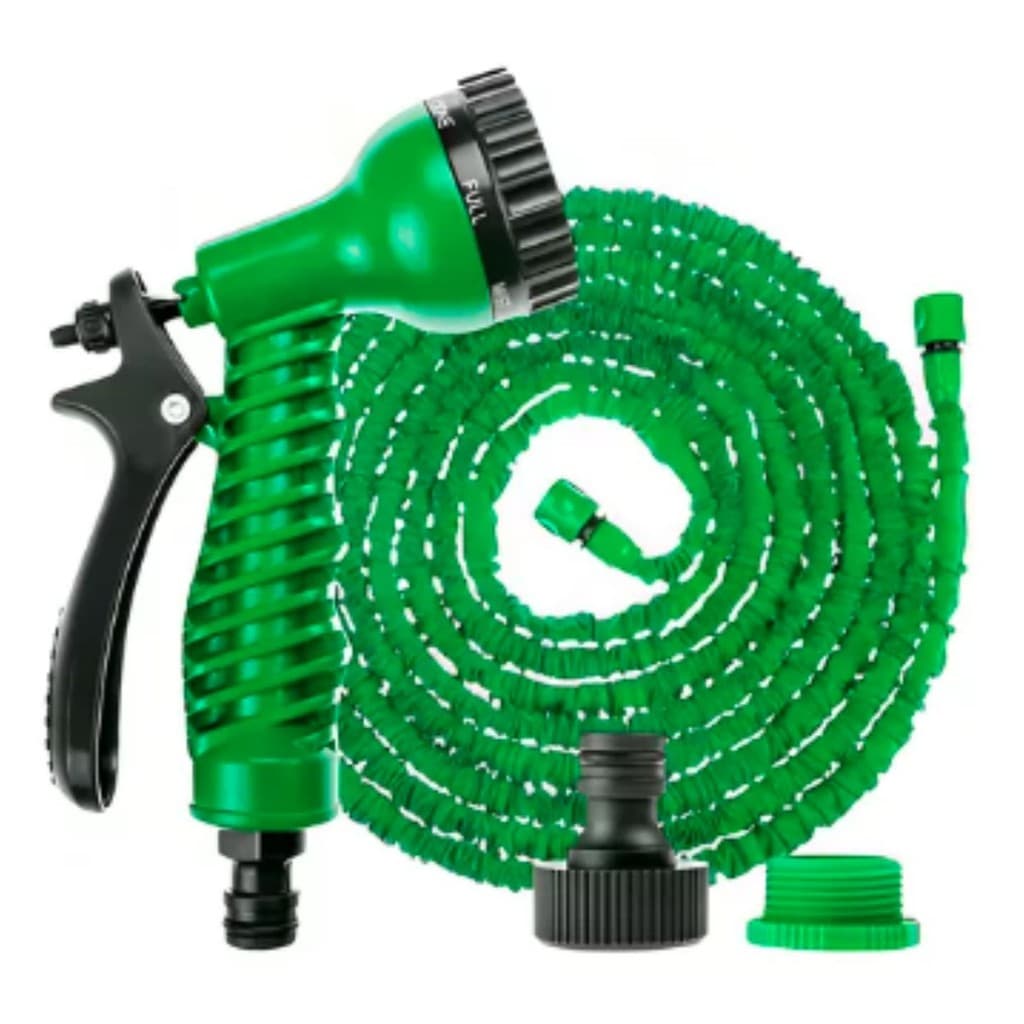 Mangueira Magica Jardim Resistente Expansivel (Verde - 15 metros)