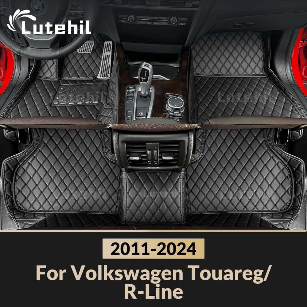 Para Volkswagen Touareg/R-Line 2011-2024 Personalizado Tapete De Chão Do Carro Automóvel Acessórios Interiores Protetor 