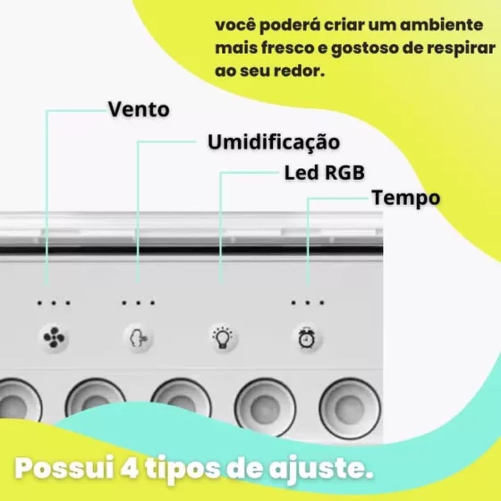Ar Condicionado Mini Portátil: Refresque-se com Estilo!