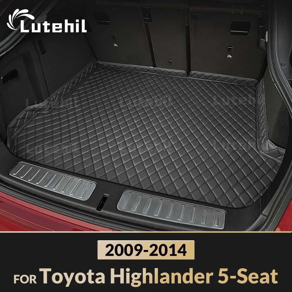 Tapete De Porta-Malas De Carro Para Toyota Highlander 5 Lugares 2009 2010 2011 2012 2013 2014 Acessórios Personalizados 