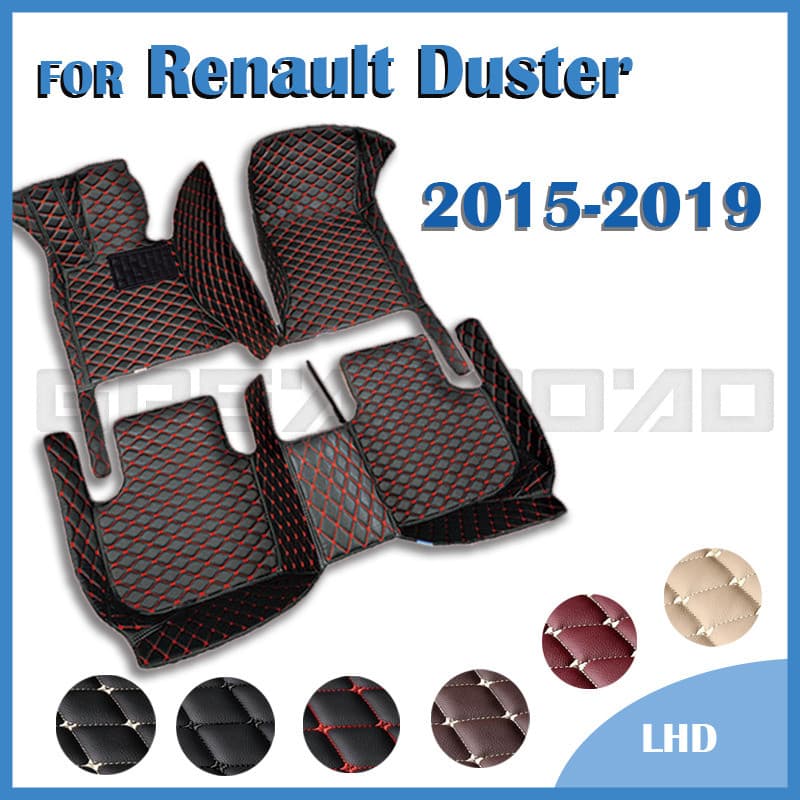 Tapetes De Carro Para Renault Duster 2015-2019 2016 2017 2018 Personalizado Auto Pé Almofadas Capa Acessórios Interiores
