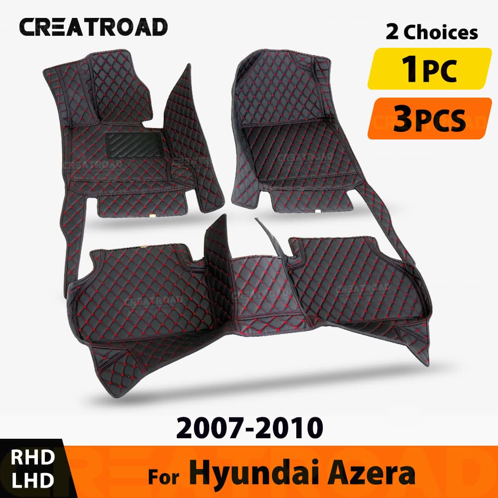 Tapetes Para Carros Hyundai Azera 2007 2008 2009 2010 Pés De Automóveis Personalizados Acessórios Interiores
