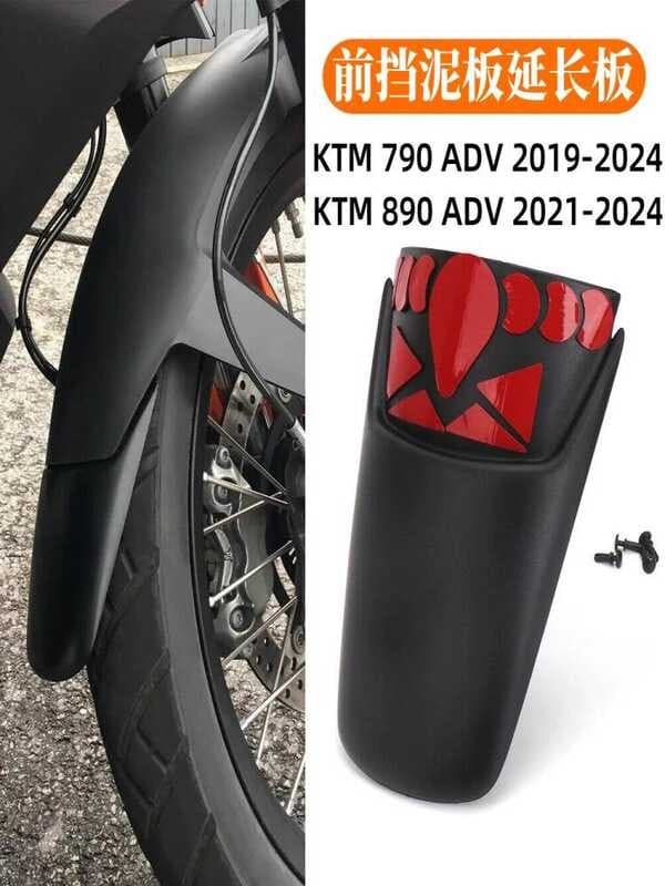 Adequado para KTM 790/890 ADV pára-choque dianteiro estendido Shawa escudo placa de extensão do pára-choque de água aces