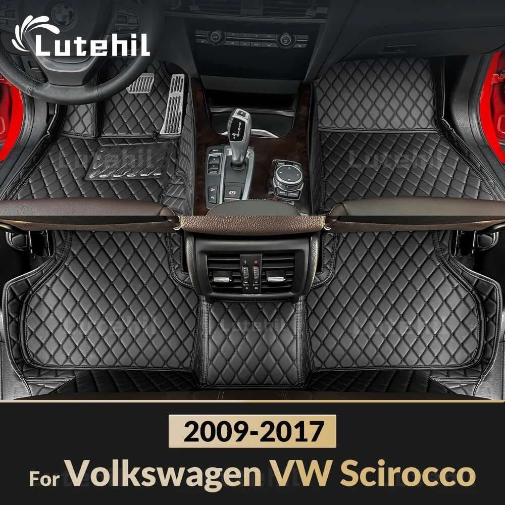 Tapetes De Carro Para Volkswagen VW Scirocco 2009 2010 2011 2012 2013 2014 2015 2016 2017 Capa De Tapete Acessórios Inte