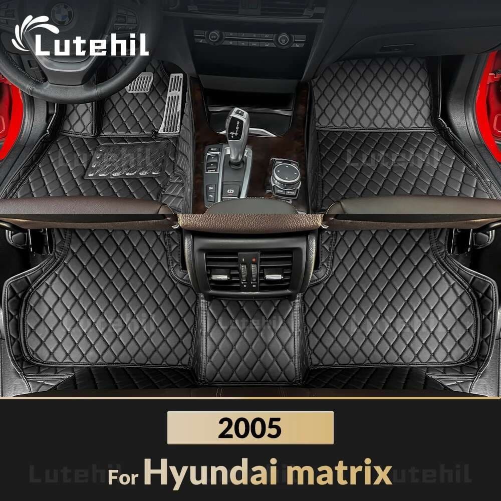 Tapetes De Piso De Carro Para Hyundai Matriz 2005 Almofadas De Pé De Automóvel Personalizadas Capa De Tapete Acessórios 